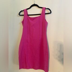Pink bodycon dress